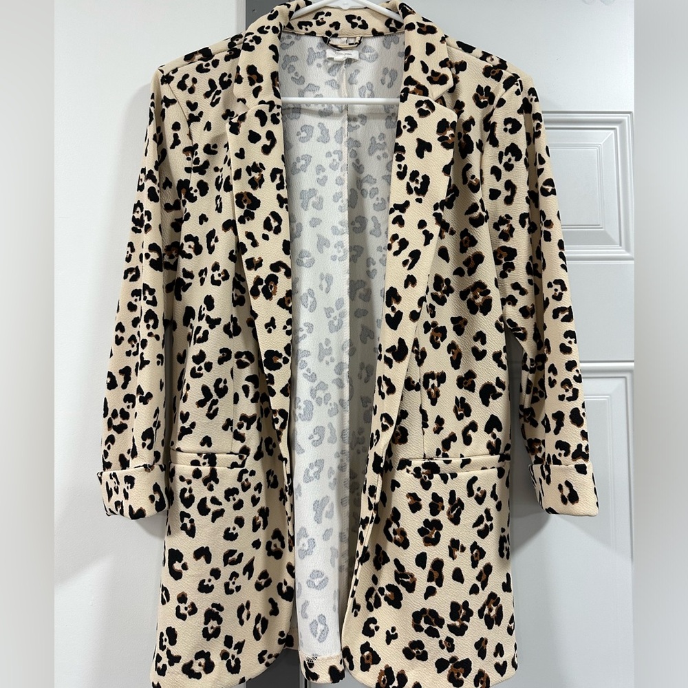 cheetah blazer